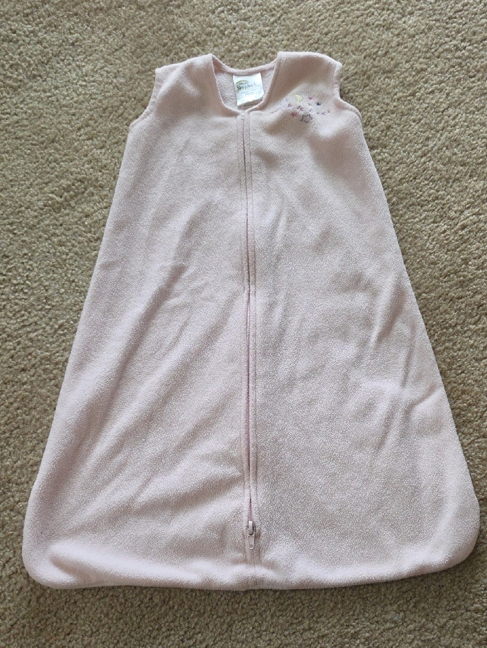 Halo Pink Fleece sleep sack Blanket Size Small 0-6M